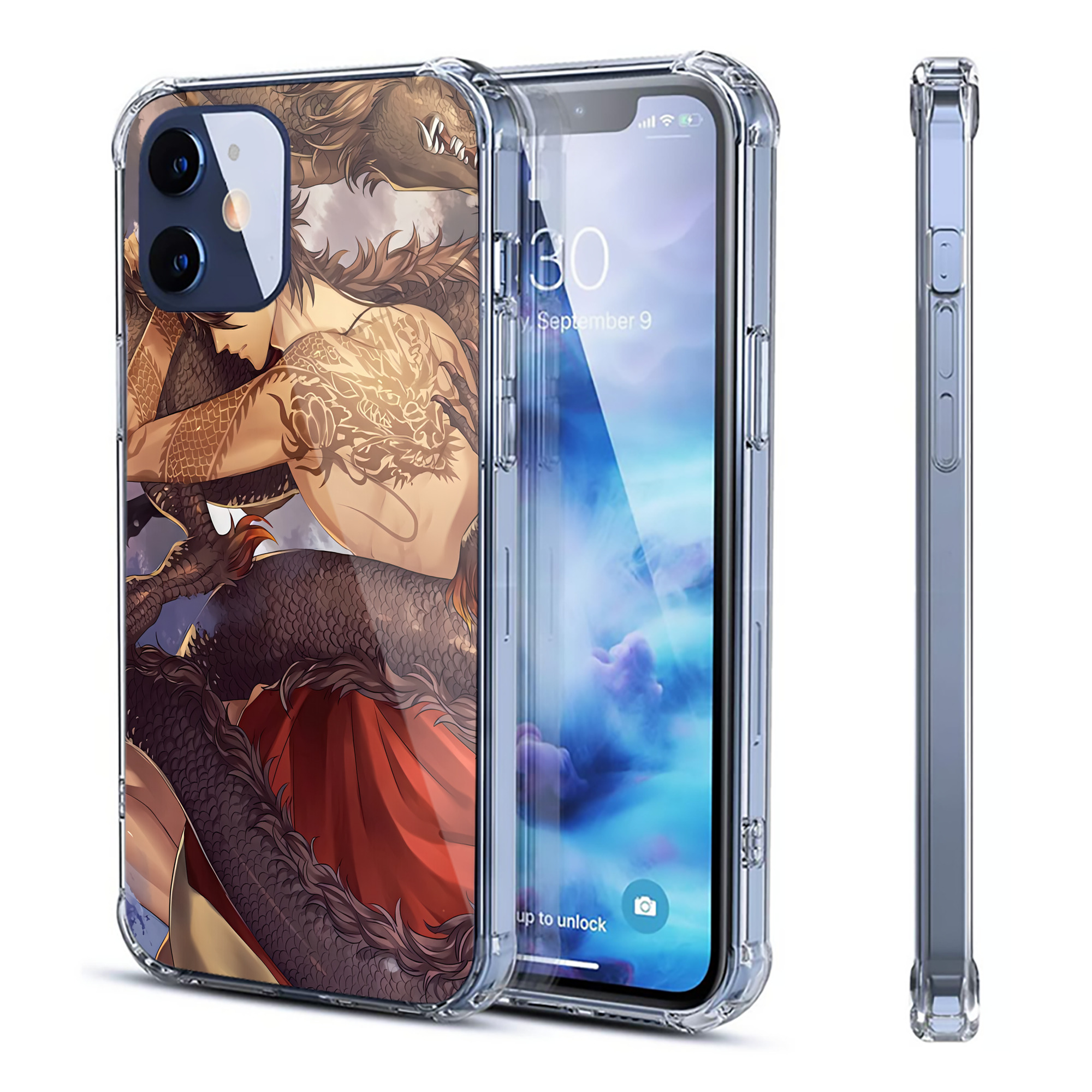 （画像用） 刀剣乱舞 Touken Ranbu 【iPhone 12シリーズ対応】透明スマホケース（クリアソフトケース）